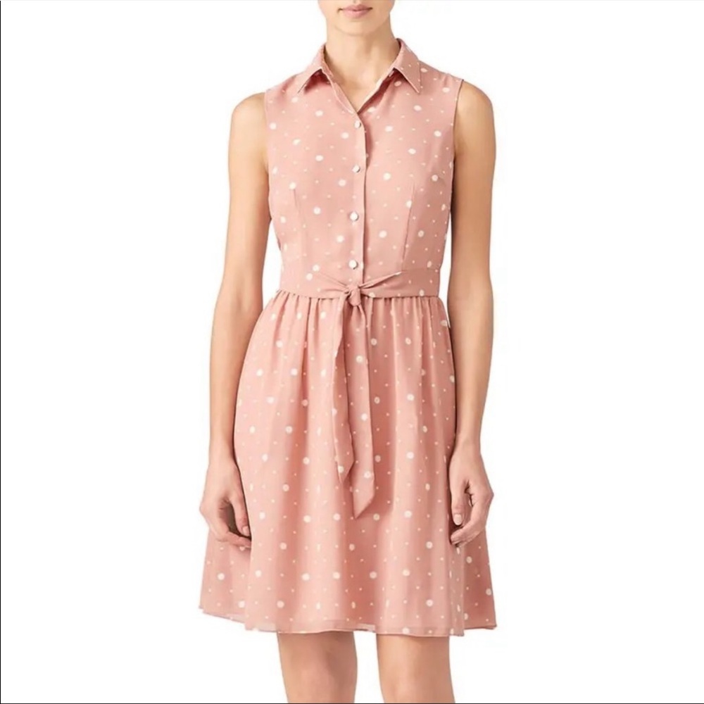 Slate & Willow Blush Sleeveless Shirt Dress